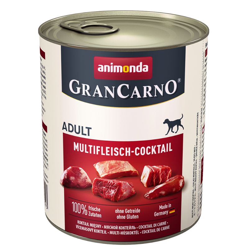 animonda GranCarno Original Adult 6 x 800g Multi-Meat Cocktail