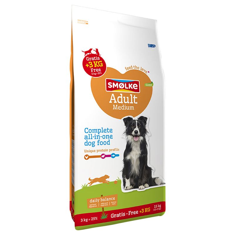 Smølke Adult Medium for dogs 12 kg
