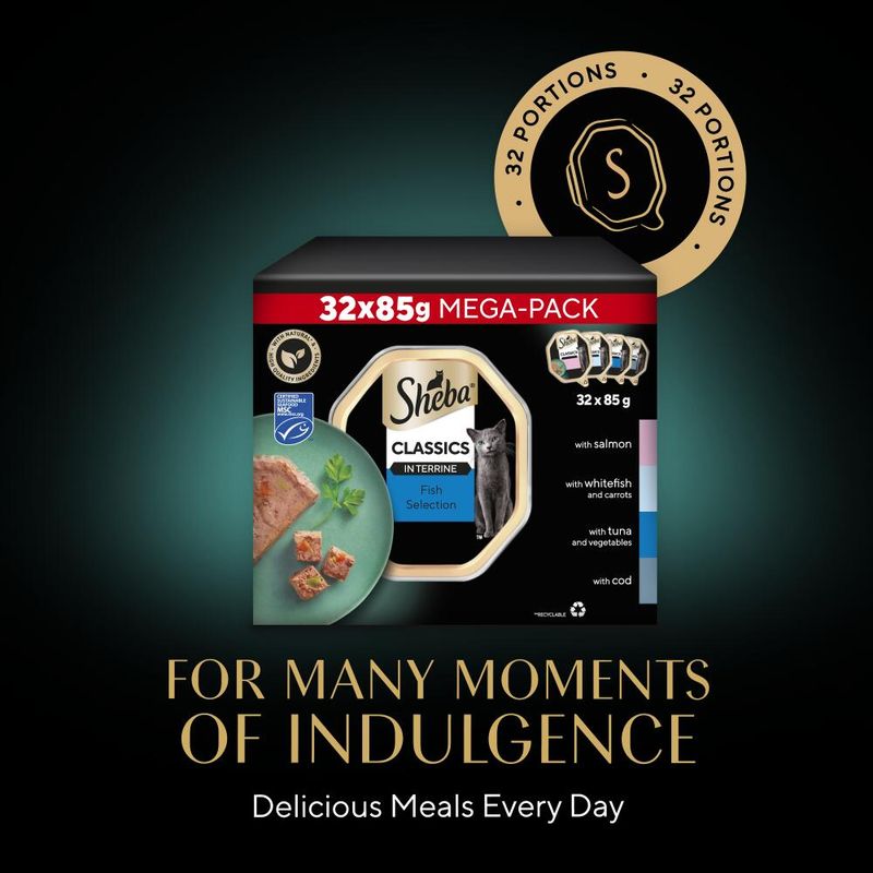 Sheba Varieties 22 x 85g Classic Duck & Chicken