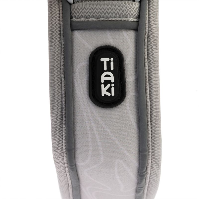 TIAKI Collar Soft & Safe, grey matching leash: 200 cm long, 20 mm wide