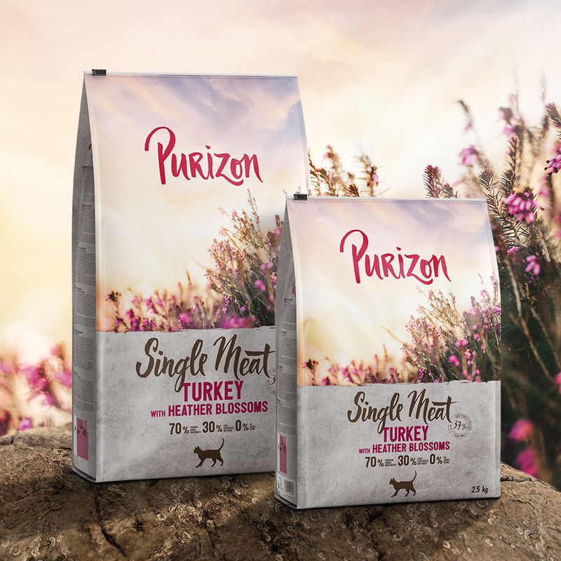 Purizon Single Meat Turkey with Heather Blossoms 400g