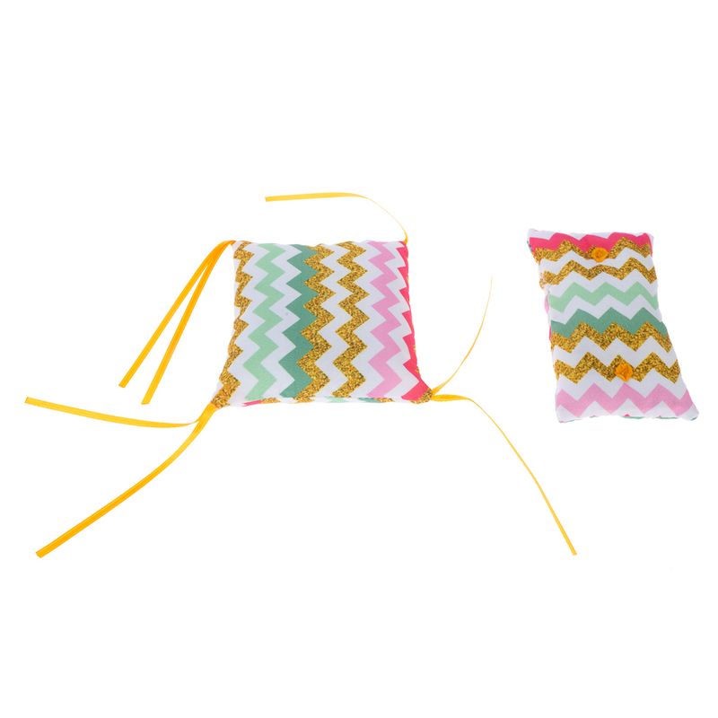 TIAKI Zig Zag Catnip Cushion Set of 2