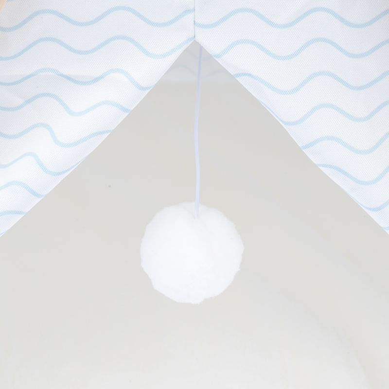 TIAKI Blue Wave Cat Teepee 56.5 x 61.5 x 61 cm (L x W x H)