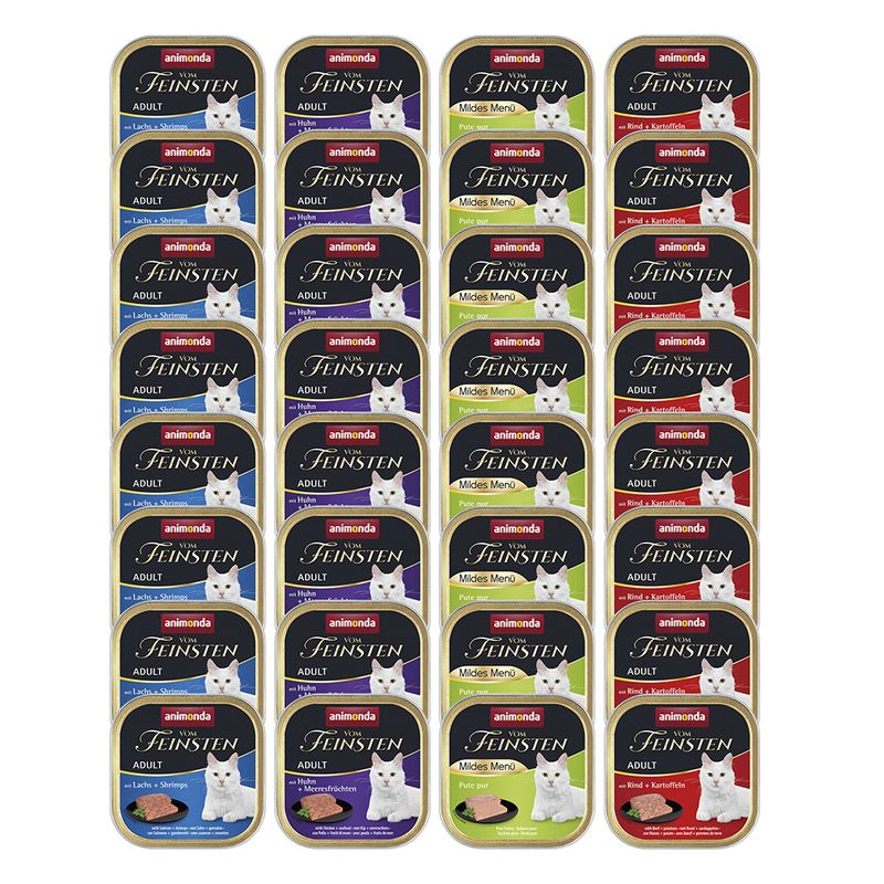 Mixed Megapack animonda vom Feinsten Adult 32 x 100g Assorted Poultry