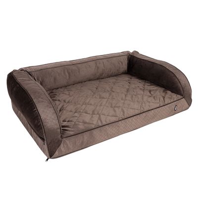 TIAKI Wellness Cuddly Sofa Brown: 100 x 65 x 30cm (L x W x H)