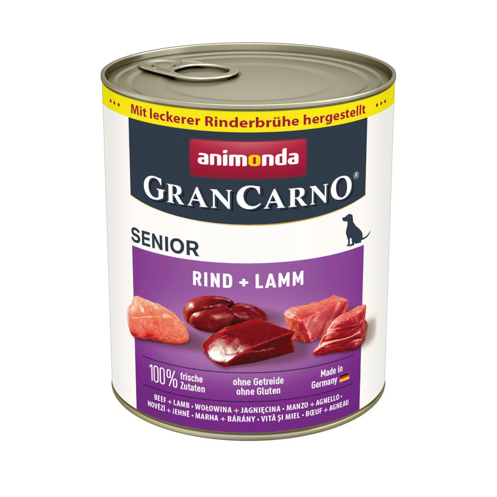 animonda GranCarno Original Senior 6 x 800g Beef & Lamb