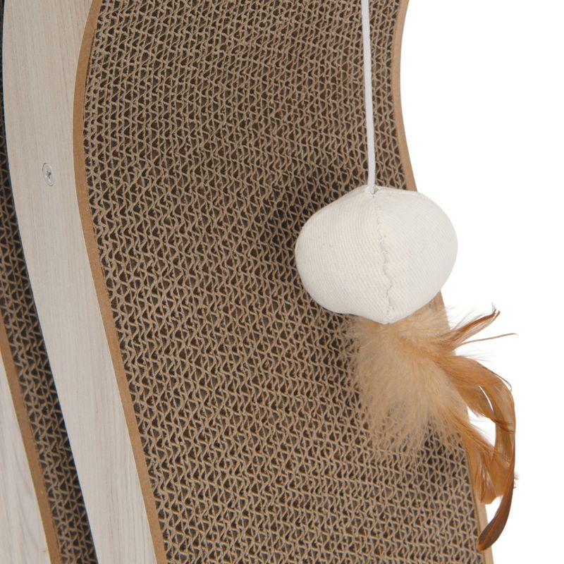 Catit PIXI Cat Tail-Shaped Scratching Sculpture 45 x 23 x 58 cm (L x W x H)