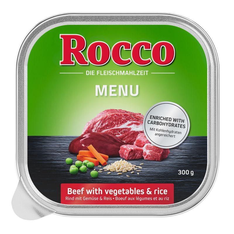 Rocco Trays Mixed Trial Pack 9 x 300g Menu Mix 1: Beef, Poultry, Lamb