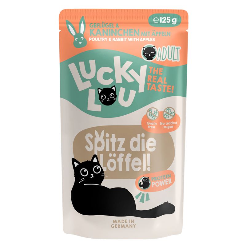 Lucky Lou Adult 16 x 125g Poultry