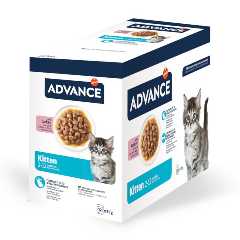 Advance Kitten Turkey 12 x 85g
