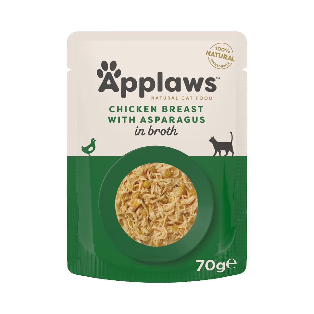 Applaws Cat Food Pouches in Broth Tuna & Pacific Prawns (12 x 70g)