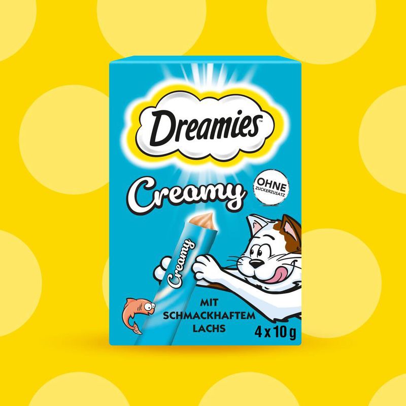 Dreamies Creamy Snacks Chicken (4 x 10g)