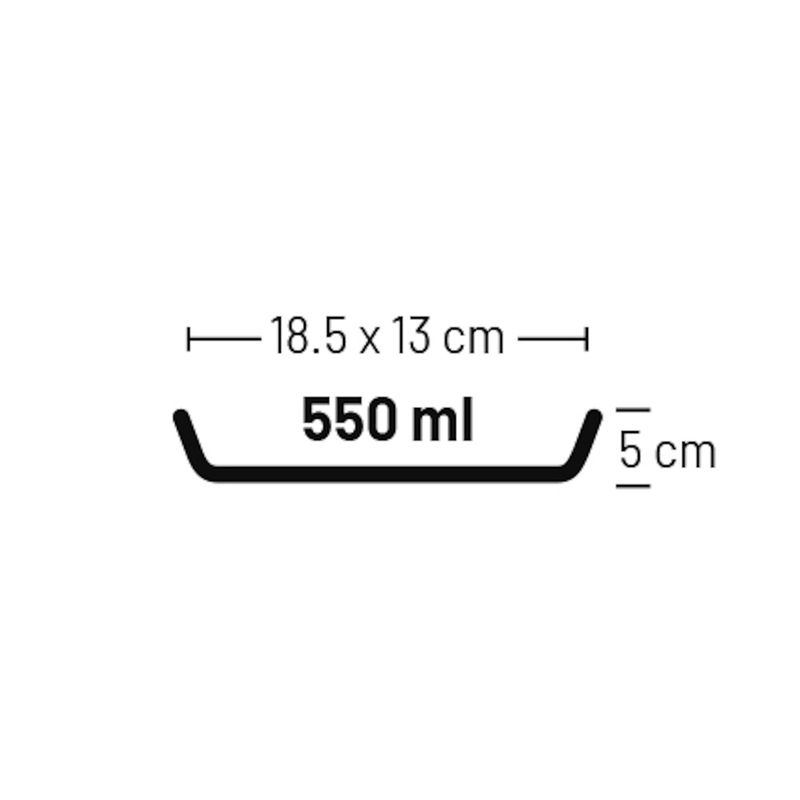 Flamingo Ceramic Bowl Cat Auri 550 ml, L 18.5 x W 13 x H 5 cm