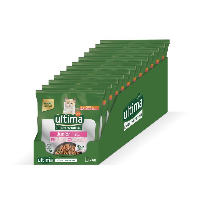 Ultima Cat Expert Nutrition Junior Chicken & Salmon 4 x 70g