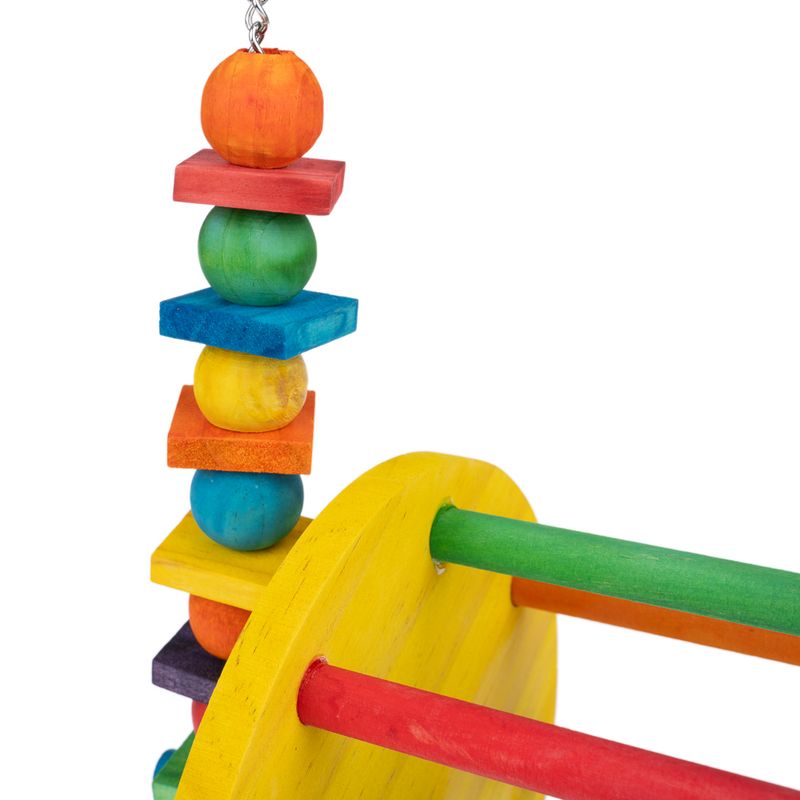 TIAKI Ferris Wheel Bird Swing Size S: 20 x 15 x 6.3cm (L x W x H)