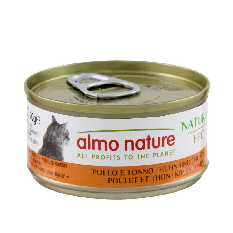 Almo Nature HFC Natural Cans Saver Pack 24 x 70g Atlantic Tuna