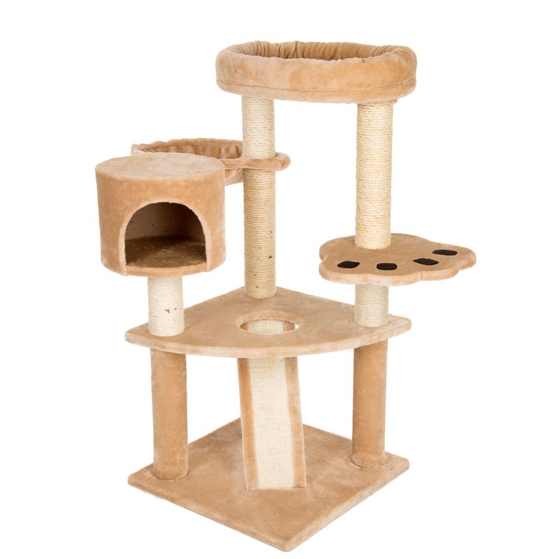 Bear's Den Cat Tree Light Grey
