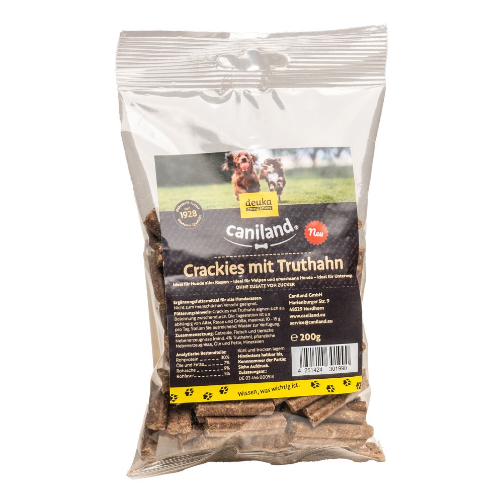 Caniland Crackies 200g Venison