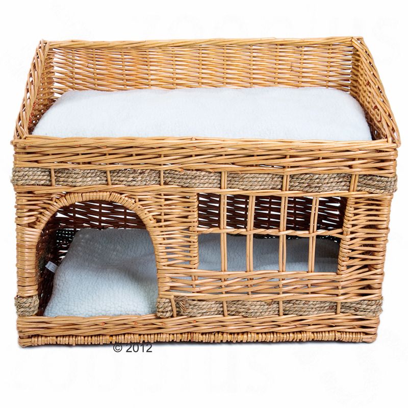 Pueblo Cat Den Beige - 56 x 36 x 42 cm (L x W x H)