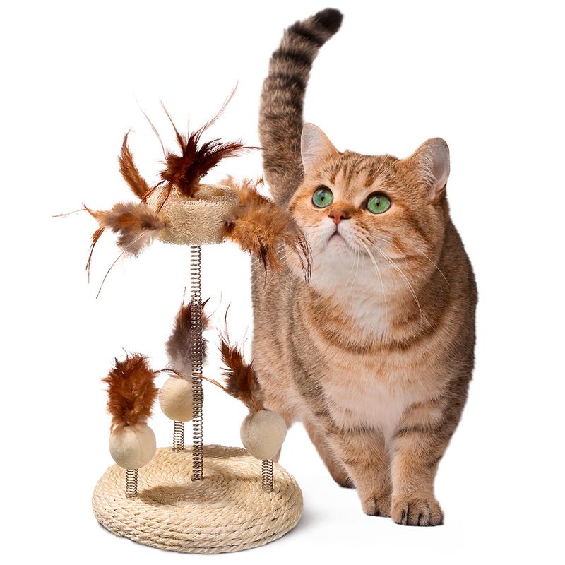 Karlie Cat Toy Nava Sisal and Loofah 1 piece