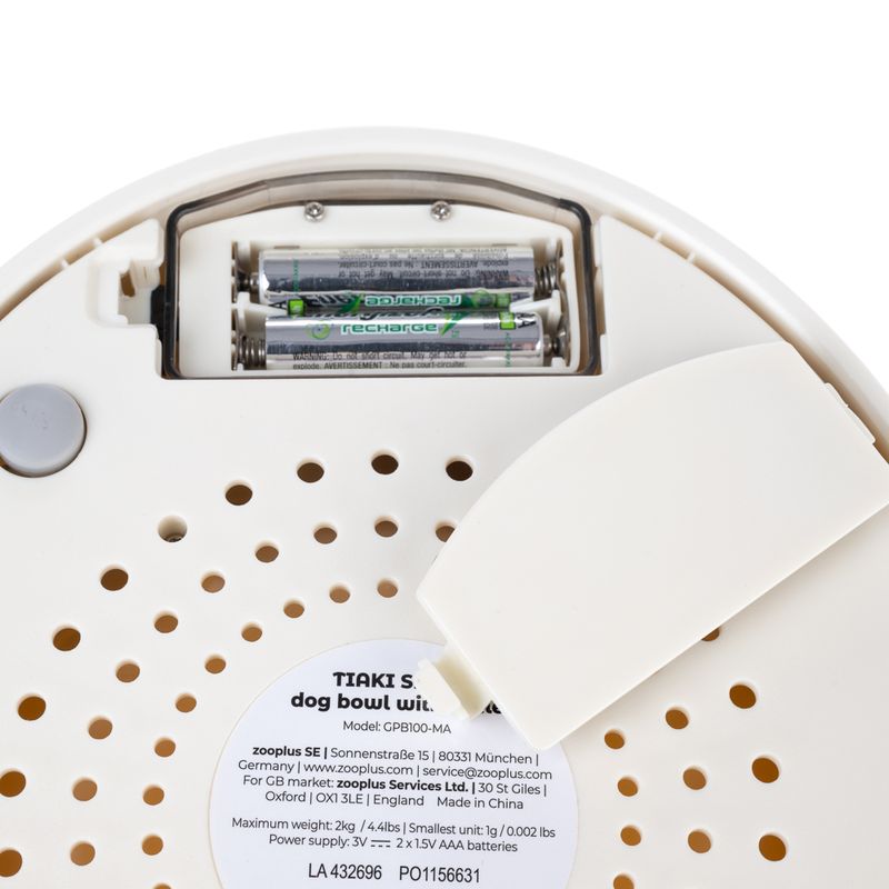 TIAKI Smart Bowl with Scales approx. 22 x 24.5 x 8 cm (L x W x H)