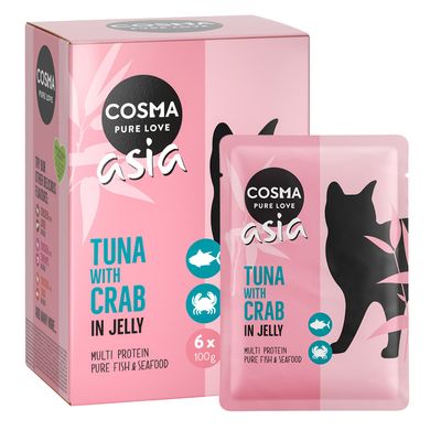 Cosma Asia in Jelly Pouches 6 x 100g Chicken with Chicken Liver