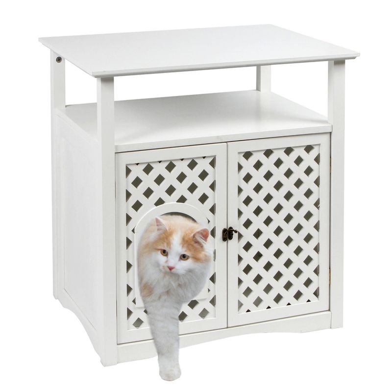 Kerbl Pet Cat Cabinet Helena White