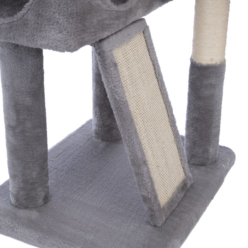 zooplus Basics Medium Scratching Tree Grey