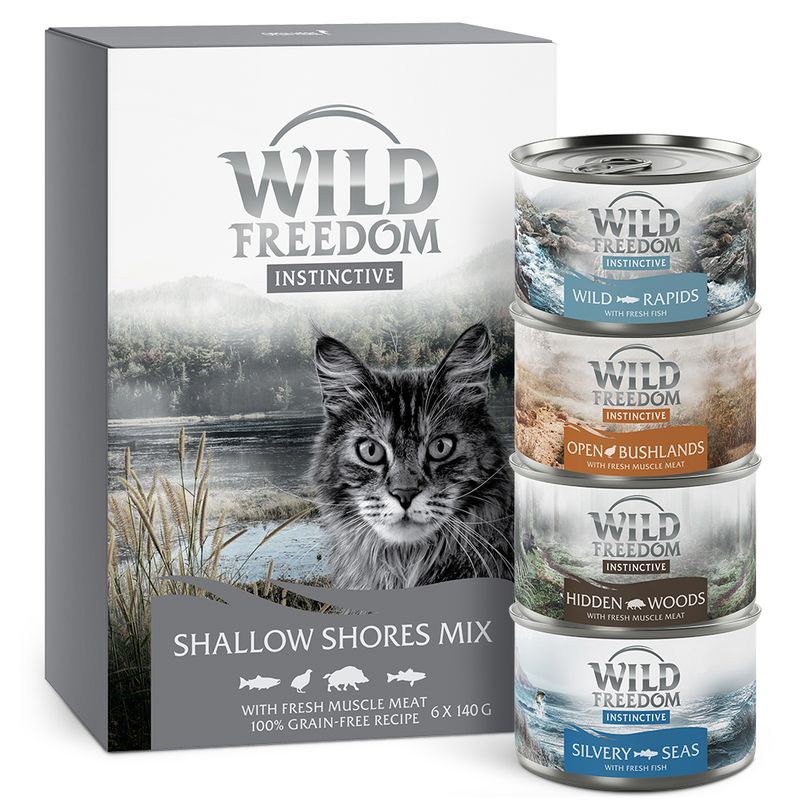 Wild Freedom Instinctive complementary food 6 x 140g Misty Mountains Mixed Pack