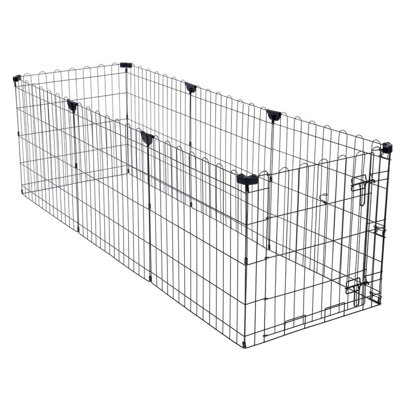TIAKI Metal Puppy Pen Size M: 8 Panels each 61 x 76cm (W x H)