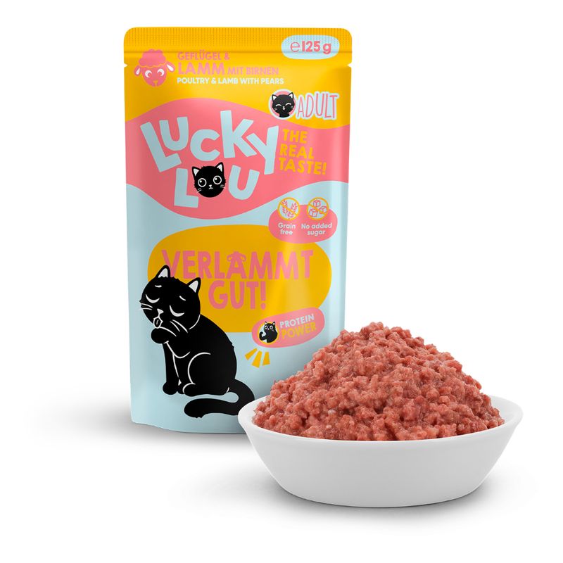 Lucky Lou Adult 16 x 125g Poultry