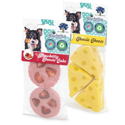 Blue Tree Cheesie Snacks Cheesie Cheese (100g) & Strawberry Cheesie Cake (60g)