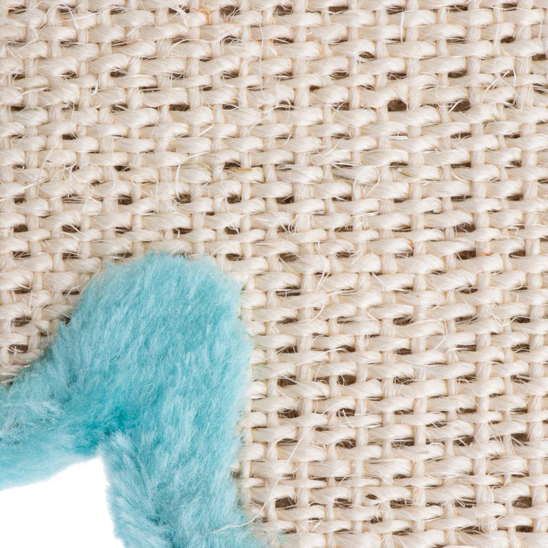 Finny Cat Scratching Post Blue/pink