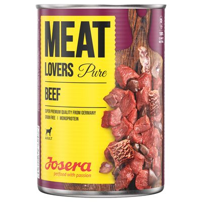 Saver Pack Josera Meatlovers Pure 12 x 800g Beef