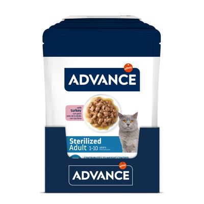 Advance Feline Sterilised Turkey 12 x 85g