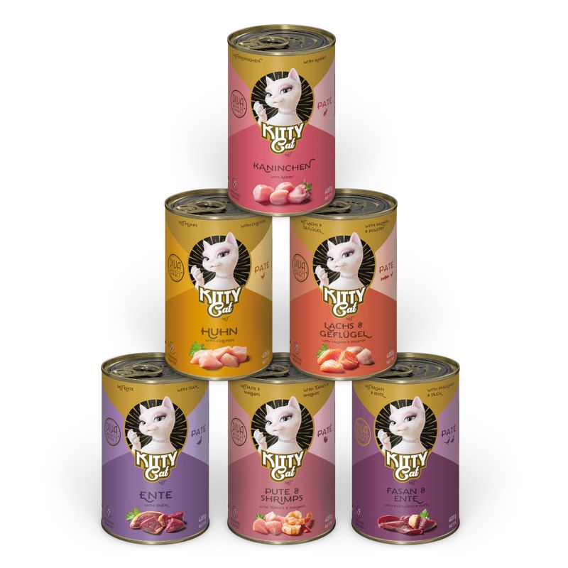 Kitty Cat Adult Pate 6 x 400g Chicken