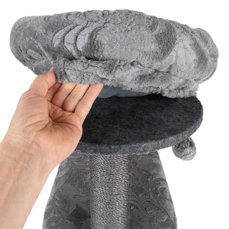 Royal Silver Cat Tree Grey / Floral