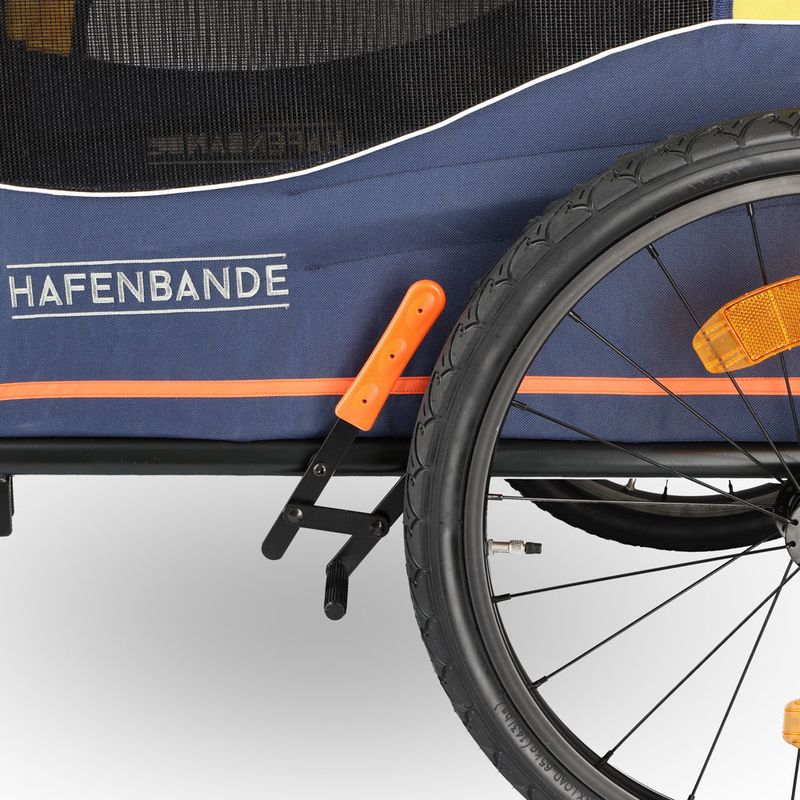 HAFENBANDE Cabby Bicycle Trailer incl. 2 couplings 155 x 74 x 103 cm (L x W x H) / up to 45kg
