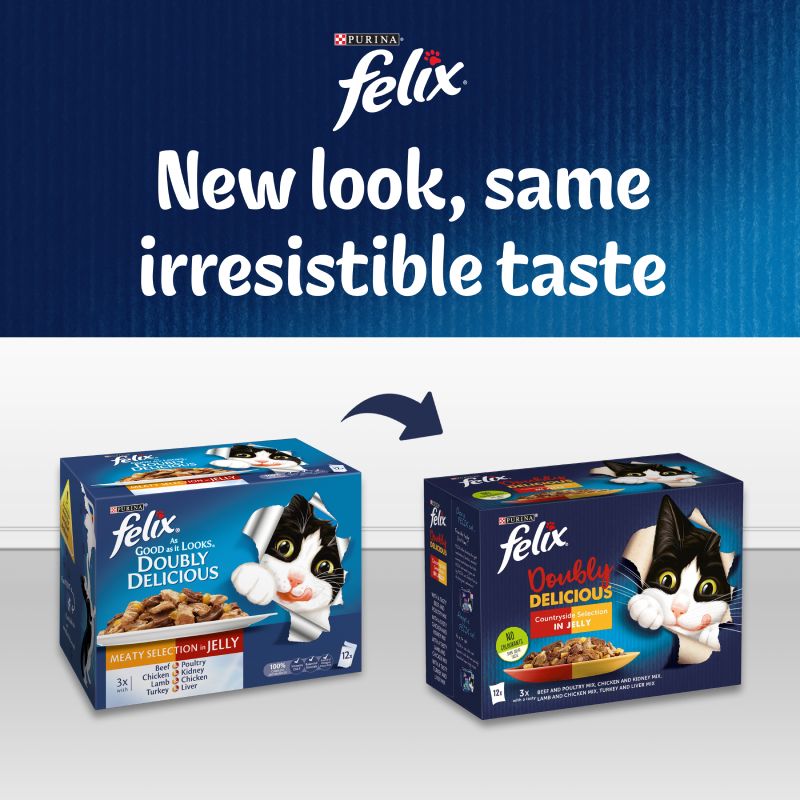 Felix As Good As It Looks Pouches In Jelly 88 x 85g Meat Menus