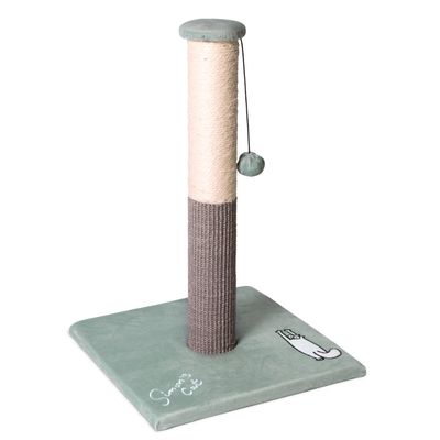 Simon's Cat Scratching Post Grey / Green