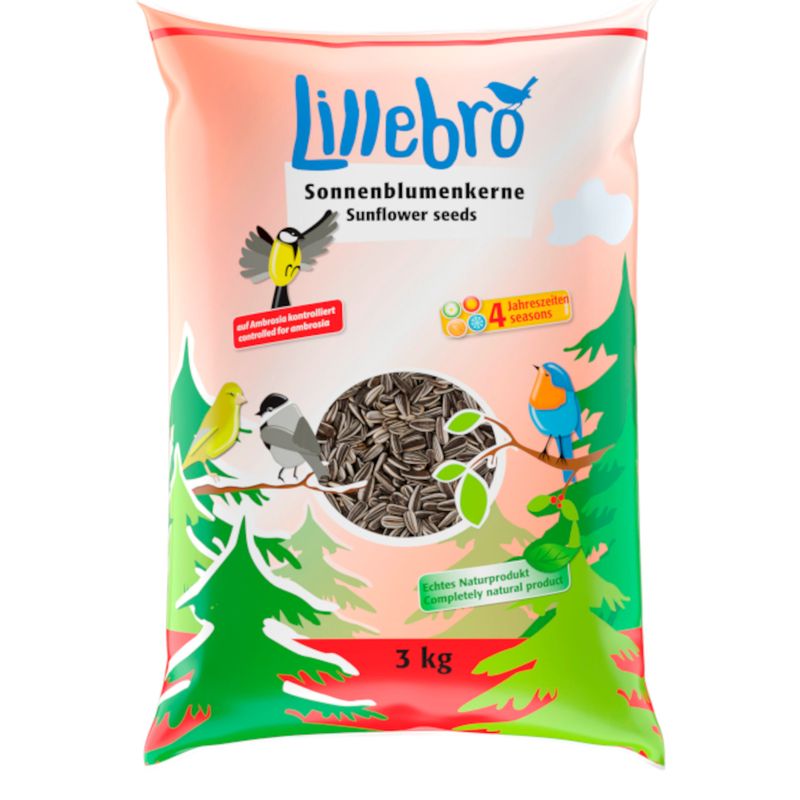 Lillebro Sunflower Seeds for Wild Birds 1kg