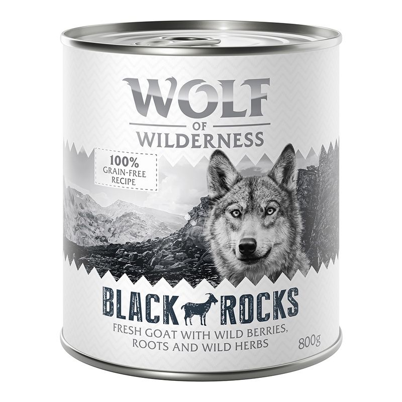 Wolf of Wilderness Adult Single Protein Saver Pack 24 x 800g Mixed Pack (3 Varieties)