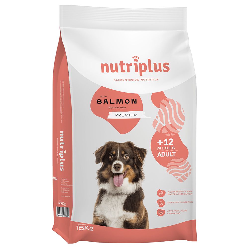 Nutriplus Adult Dog with Salmon 3kg