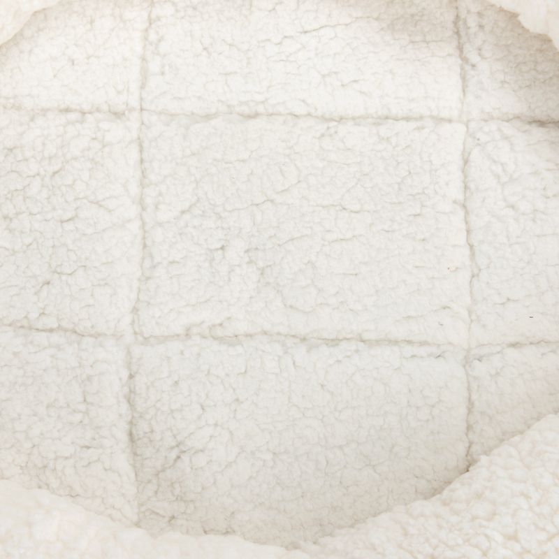 Fluffy 2-in-1 Cuddle Bed Wool White