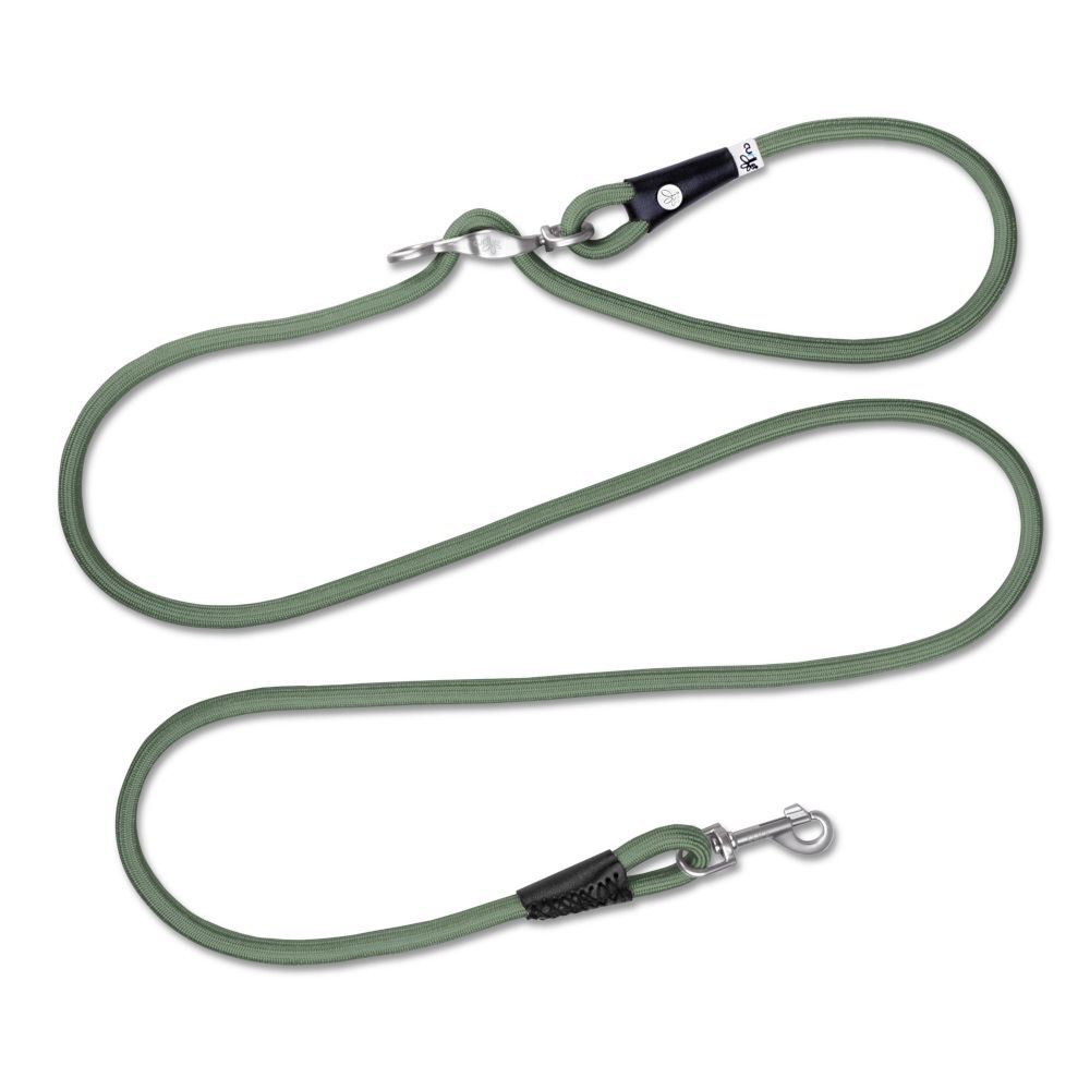 Curli Vario Comfort Lead - Moss Size S: 200cm (L), 8mm (W)