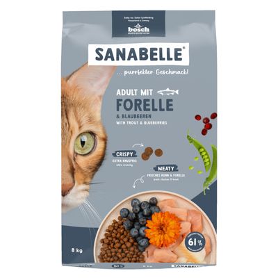 Sanabelle Adult with Trout & Blueberries 2kg