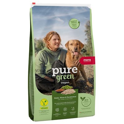 mera Pure Green Adult Vegan Oats, Millet & Fava Bean 10kg