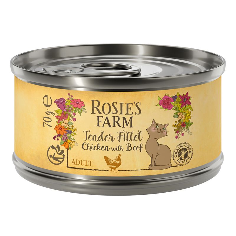 Rosie's Farm Tender Fillet 12 x 70g Salmon with Tuna