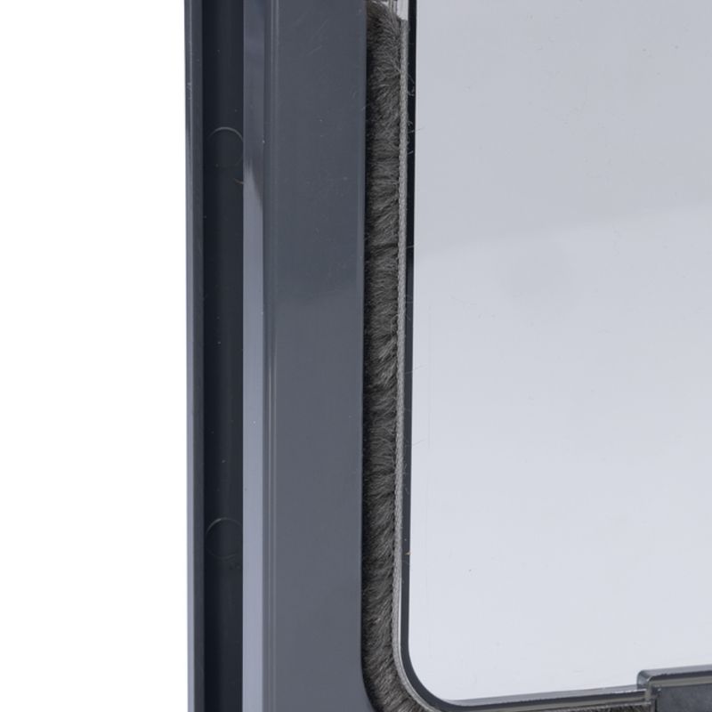 Karlie Cat Flap with 4-way Closure Incl. Tunnel Grey