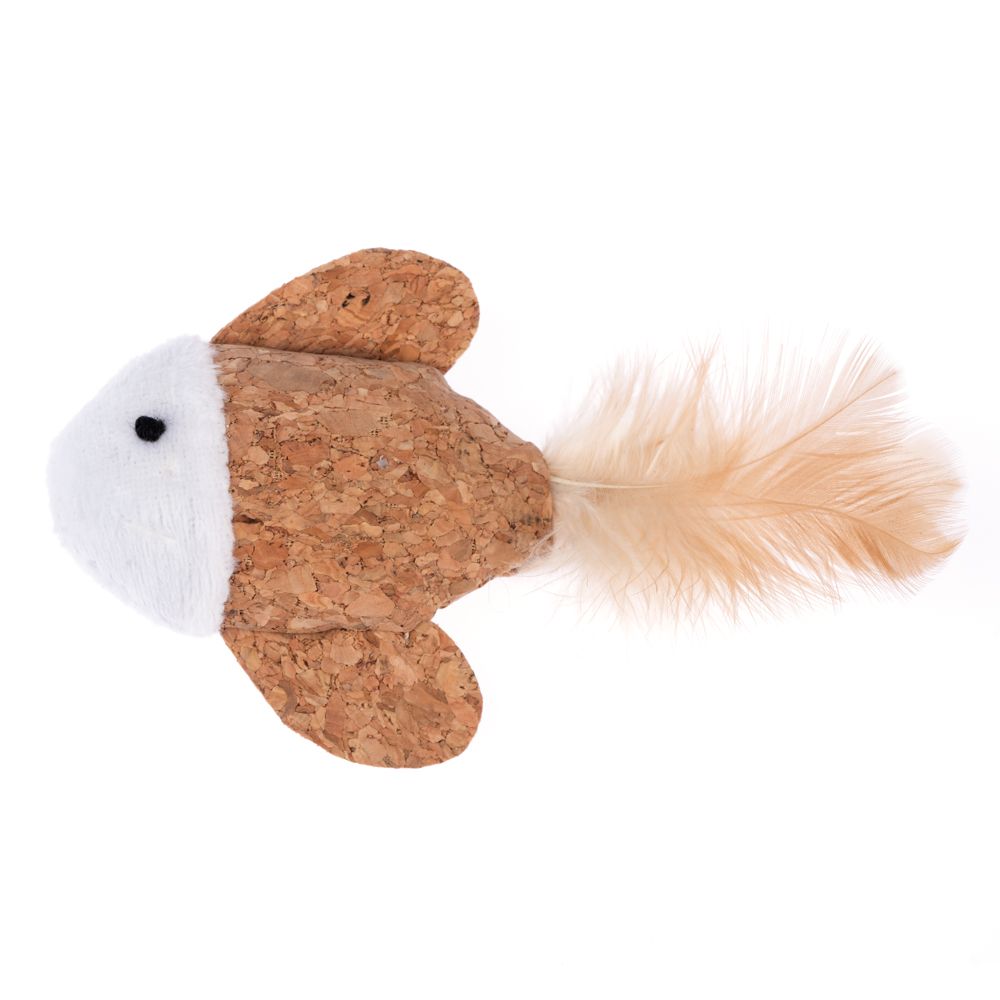 TIAKI Cat Toy Cork Fish with Catnip 1 piece
